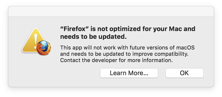 firefox for mac 10.14